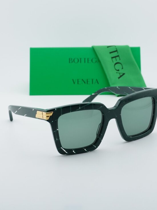 Bottega Veneta BV1005S 008 Square Sunglasses - Green main image 7